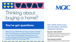 Consumer calculator flyer