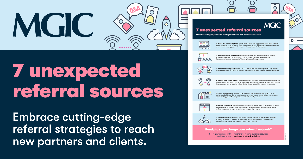 Referrral Sources 7 unexpected referral sources for loan officers | Infographic