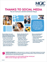 Thumbnail of social media cafe overview flyer